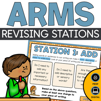Preview of Revision Practice Stations - Revising Checklist - Revise Writing Independently