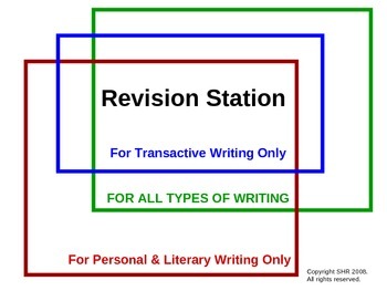 Preview of Revision Station for the Writing Process