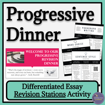 Preview of Essay Revision Activity - Analytical, Argumentative Writing Learning Stations