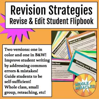 revision strategies for writing