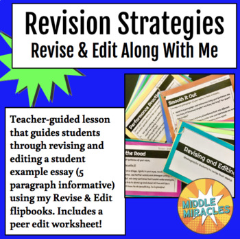 Preview of Revision Strategies: Revise & Edit Along With Me