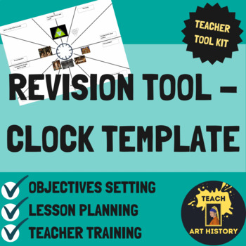 Preview of Revision Tool Clock Template for Teachers