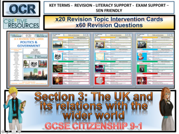 Preview of Revision topic Cards International Organisations