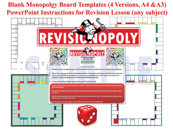 monopoly board game template