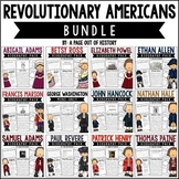 Revolutionary Americans Biography Unit Pack Bundle for Soc