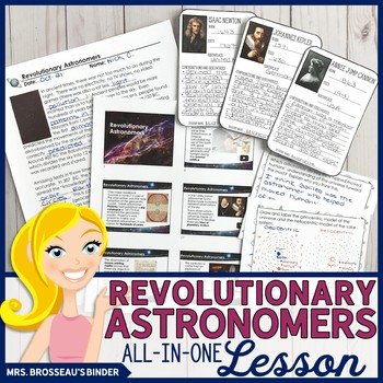 Preview of Revolutionary Astronomers ALL-IN-ONE Lesson | Astronomy Most Influential