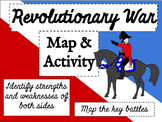 Revolutionary War Battle Map Activity - CCSS Aligned