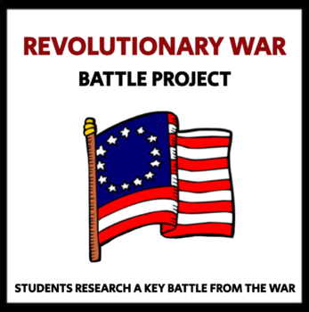 Preview of Revolutionary War Battle Project -Students Research a Battle, CCSS