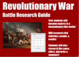 Revolutionary War Battle Research Guide!