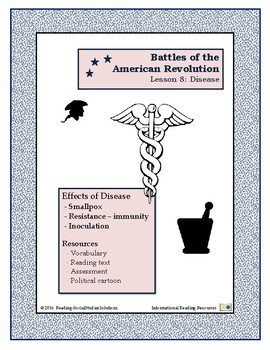 Preview of Revolutionary War - Battles 08 - Disease and Illness - Distance Learning