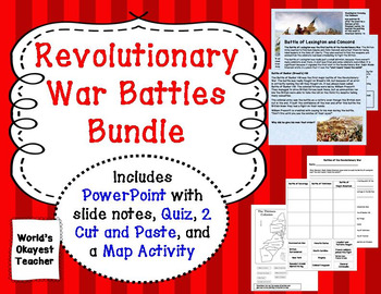 Preview of Revolutionary War Battles Bundle