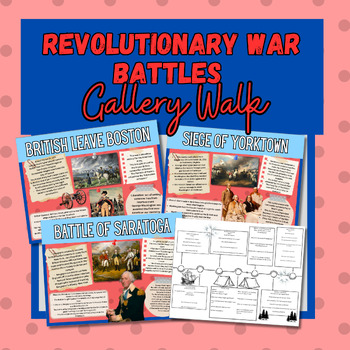 Preview of Revolutionary War Battles Gallery Walk