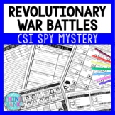 Revolutionary War Battles Reading Comprehension CSI Spy Mystery - Close Reading