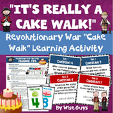 American Revolution Revolutionary War Cake Walk Game