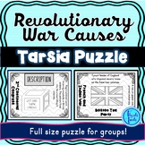 Revolutionary War Causes Full Size Group Tarsia Puzzle! Am