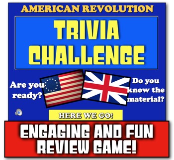 Preview of Revolutionary War Causes Review Game | Students Review American Revolution