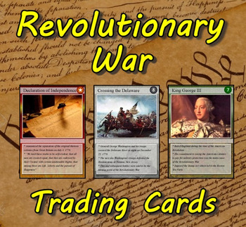 Preview of Revolutionary War Trading Cards