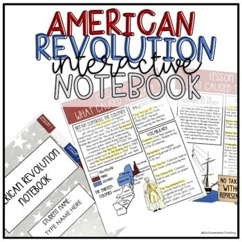Preview of Revolutionary War Interactive Notebook