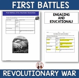 Revolutionary War Early Battles Activity