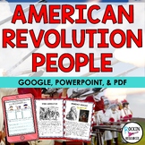 Revolutionary War People Informational Text, Activities | 