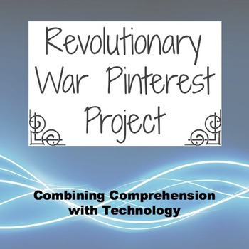 Preview of Revolutionary War Pinterest Project