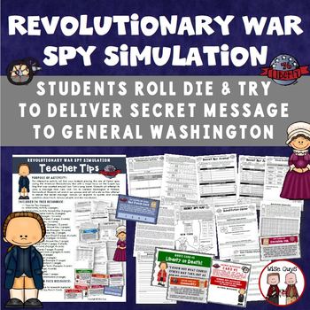 Preview of America Revolution Revolutionary War Spy Activity