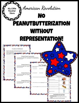 Preview of Revolutionary War-Taxation Without Representation Fun Activity