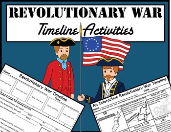 Preview of Revolutionary War Timeline Activities
