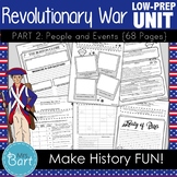 Revolutionary War Unit (Part 2) ---68 PAGES of Activities!