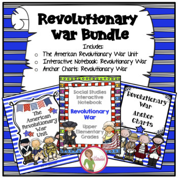 Preview of Revolutionary War Unit / Interactive Notebook  / Anchor Charts BUNDLE