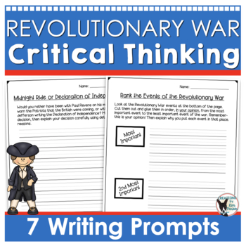 revolutionary war essay prompts