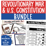 Revolutionary War and US Constitution Activities and Readi