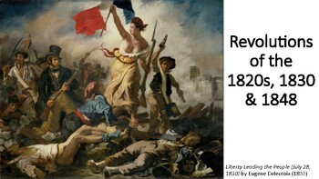 Preview of Revolutions of the 1820s, 1830, and 1848 - Slides with Primary Sources