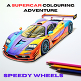 Revved Up Racers: A Supercar Colouring Book for Kids