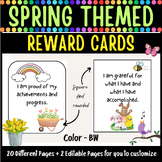 Reward Cards (Editable!) - Reward Coupons for Positive Classroom