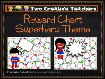 Free Printable Superhero Reward Chart
