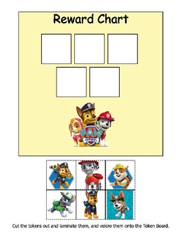 Paw Patrol Kids A4 Reward Sticker Chart – Rewarding Designs