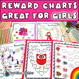 Reward Chart for GIRLS Printable Digital Behavior Sticker 