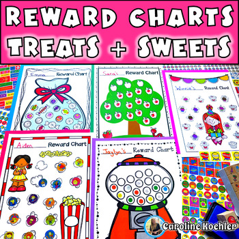 Reward Chart/sticker Chart Candy Jar Baby-pink Stripes 