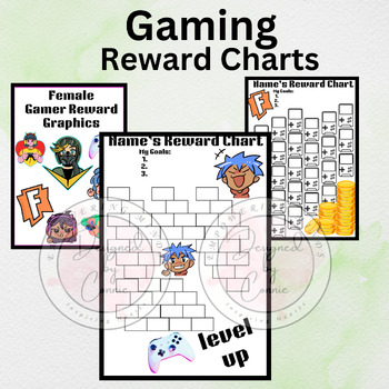 Preview of Reward Charts : Gamer Inspired