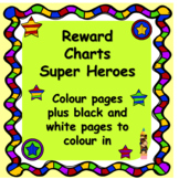 Reward Charts Superhero Theme