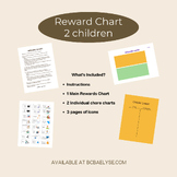 Reward Chore Chart for 2 children