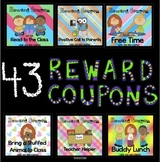 Reward Coupons - 43 Printable Colorful Behavior Incentive Coupons