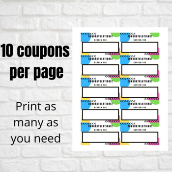 Reward Coupons by Lifelong Learner Mode | TPT