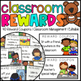Reward Coupons | Classroom Rewards | Editable