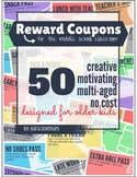 Reward Coupons for Middle School