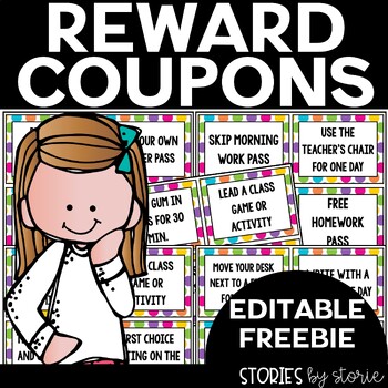 Preview of Classroom Reward Coupons