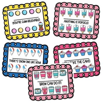 Behavior Incentive Punch Cards: Themed Design – One-Stop