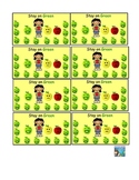 Reward Punch Cards Apples Stay On Green Girls