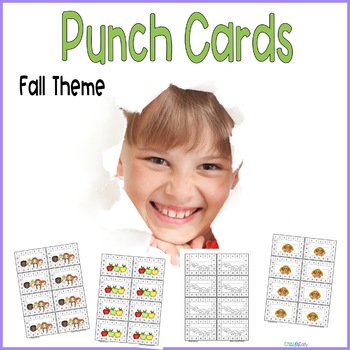 Punch Cards for Kids Happy Face Punch Cards Printable Punch Cards